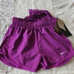 Nike Women's Vibrant Purple Athletic Shorts